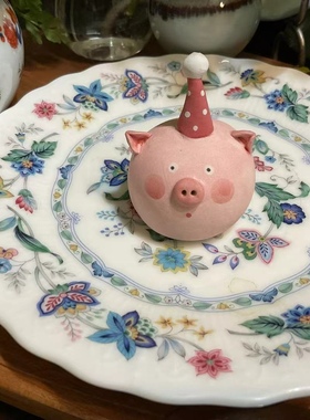 陶瓷多功能迷你花插香插小摆件