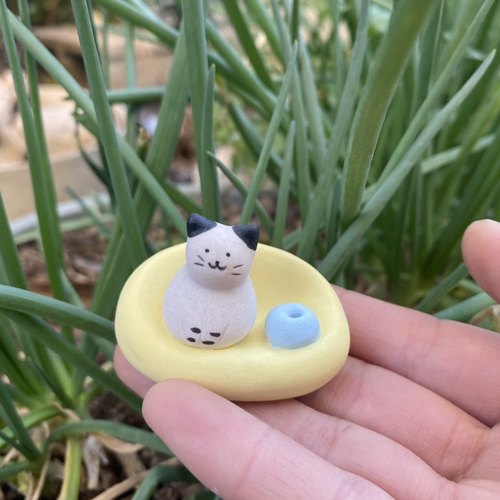 猫咪沙发小摆件香插车载桌面场景小配件