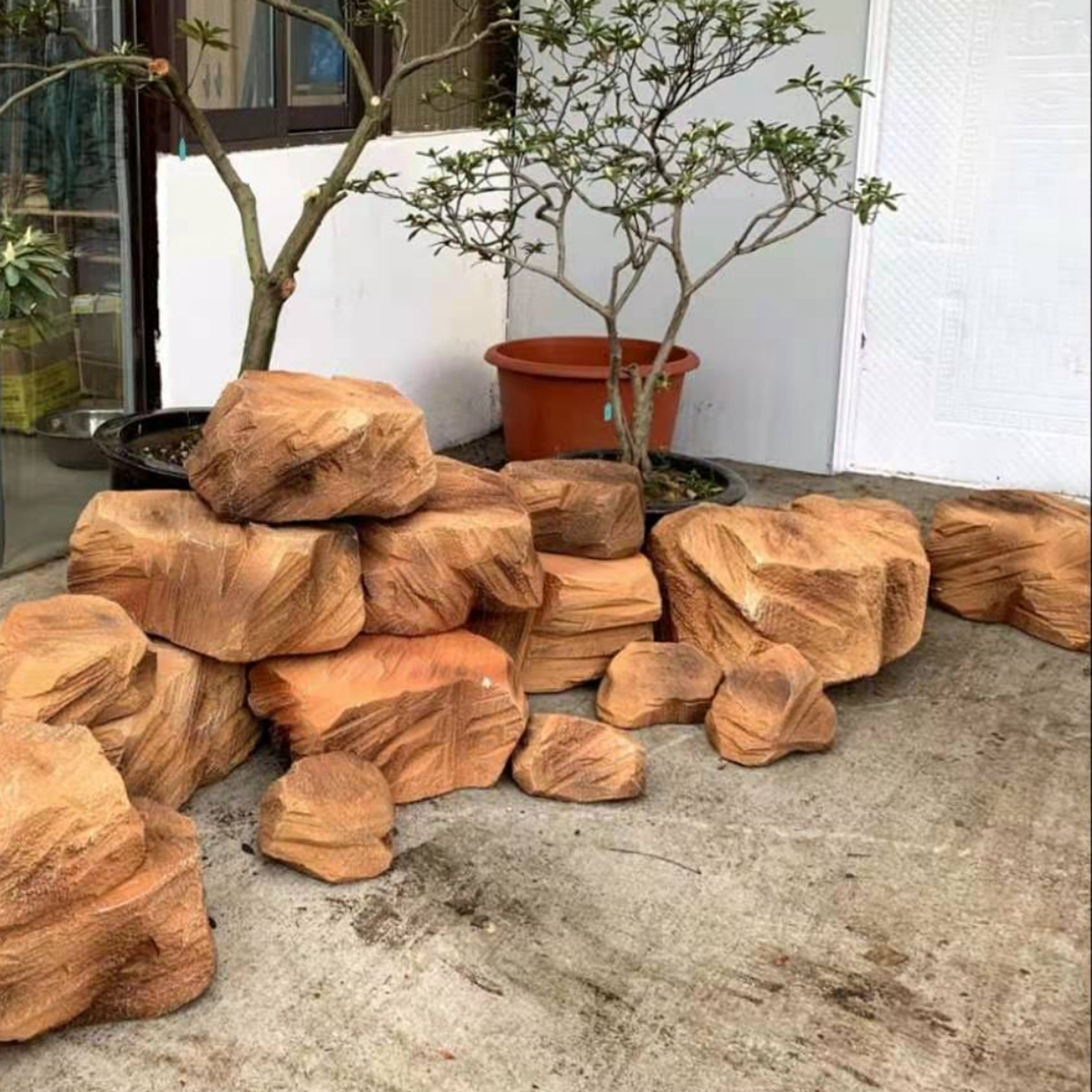 泡沫假山石头道具舞台表演