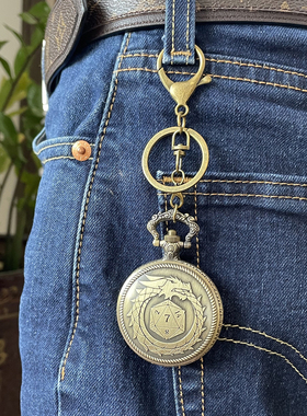 复古金属20多面骰子COC桌游跑团TRPG克苏鲁色子龙与地下城DND筛子