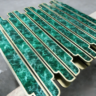 新中式玻璃门把手仿古铜对开大门拉手酒店包间宴会厅仿石木门把手