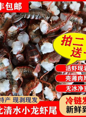 顺丰包邮湖北小龙虾尾无冰现剥