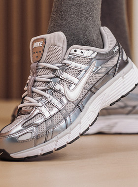 NIKE耐克女鞋2026春季新款运动鞋P-6000休闲鞋网面老爹鞋女IO3496