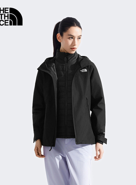 TheNorthFace北面户外女25秋冬防水Carto棉内胆三合一冲锋衣8FJW