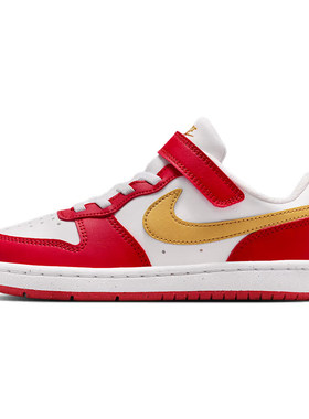 Nike耐克板鞋男女童COURT BOROUGH幼童舒适休闲缓震运动鞋DV5457