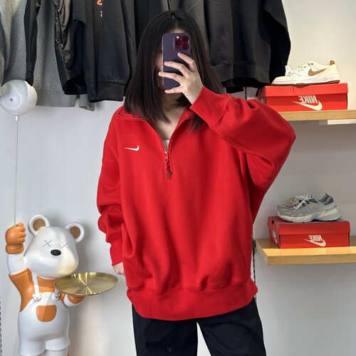 Nike耐克25新款灵蛇迎新男子加绒运动半拉链卫衣葛曼棋同款HV8205 - 封面