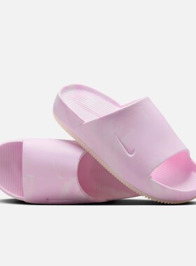 24夏季新款Nike耐克拖鞋CALM SLIDE女厚底增高易穿脱休闲鞋FV5643