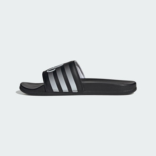 adidas阿迪达斯男女同款 透气轻便休闲沙滩鞋 一字拖鞋 GV8341 运动鞋