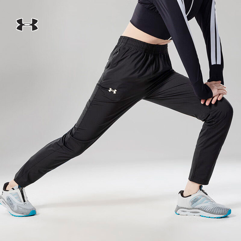 UA安德玛团队运动裤女薄款跑步快干长裤运动裤健身小脚裤21500745