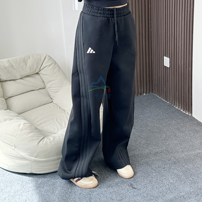 阿迪达斯运动香蕉裤女子阔腿长裤
