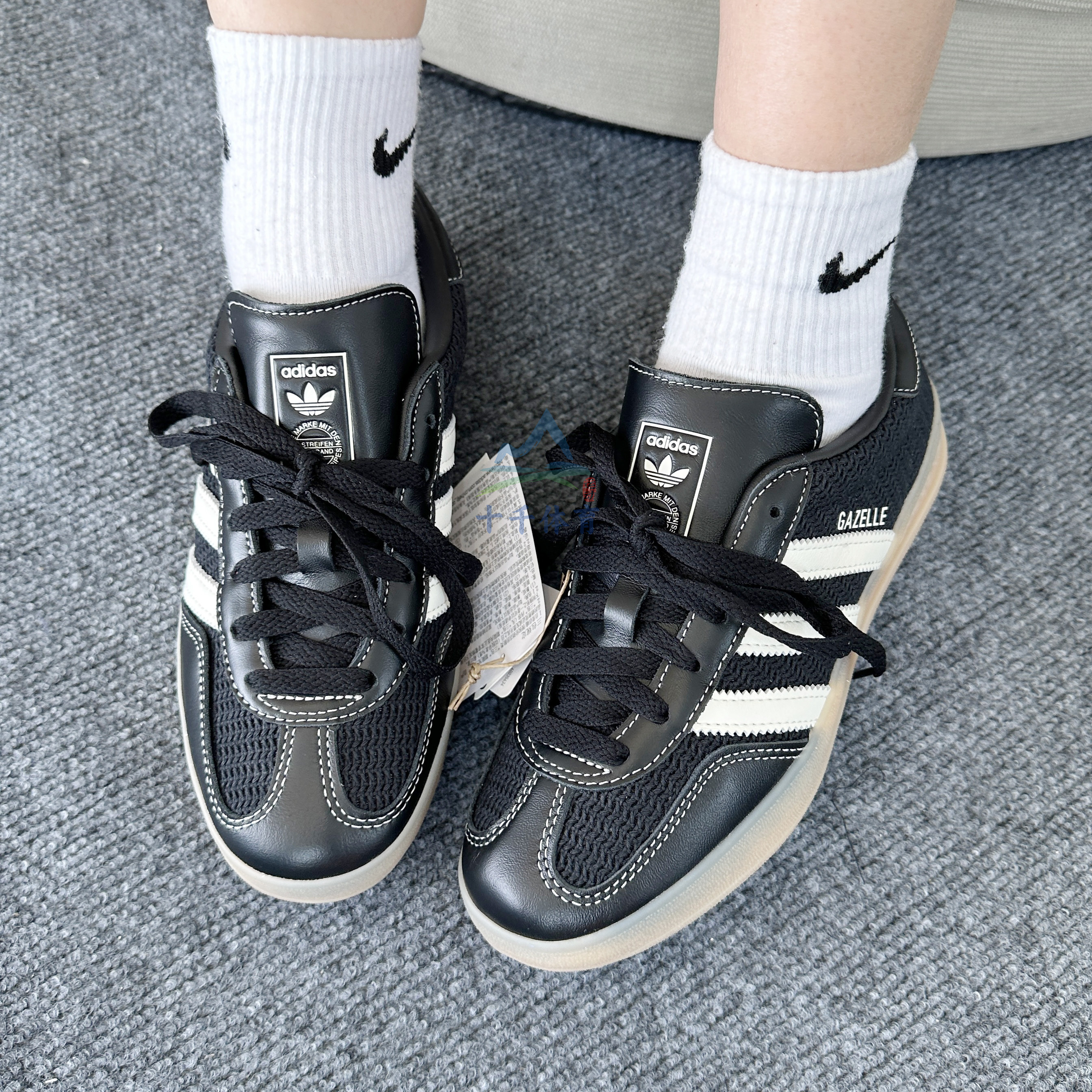 阿迪达斯三叶草GAZELLE INDOOR复古休闲鞋运动板鞋德训鞋男JQ7084,运动鞋new,运动休闲鞋,淘宝优惠券,粉丝福利购,淘宝优惠卷
