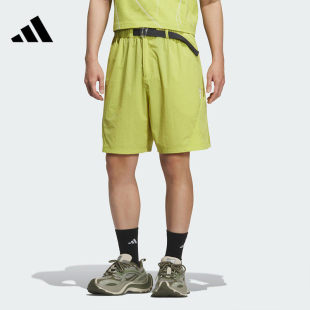adidas阿迪达斯男款户外简约梭织速干透气宽松运动休闲短裤KC9817