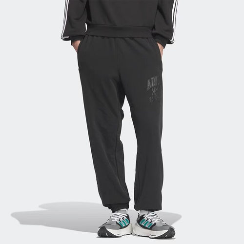 阿迪达斯男束脚针织运动休闲长裤