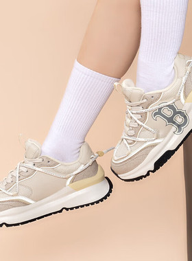 MLB正品男女情侣款休闲厚底增高百搭老爹跑步鞋24春新款3ARNCRA4N