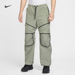 Nike耐克梭织长裤男子2025春季新款直筒休闲不易撕裂运动裤HJ0650