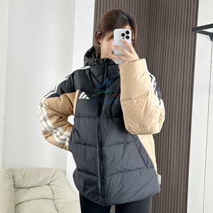 KC2496 adidas阿迪达斯男子运动保暖连帽羽绒服KC2495 25冬季 新款