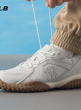 25秋季新款MLB德训鞋男女NY复古低帮薄底板鞋运动休闲鞋3ASXT025N