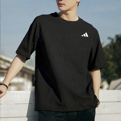 阿迪达斯速干T恤男运动跑步短袖