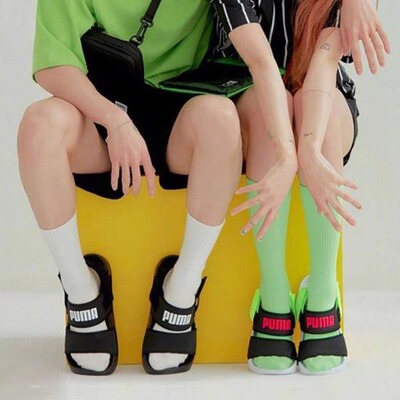 Puma/彪马双绑带金泫雅同款凉鞋