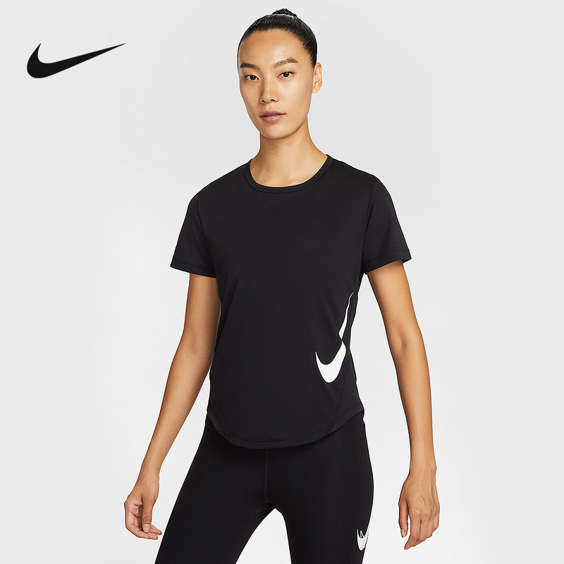 NIKE耐克女子25秋季运动健身休闲透气速干圆领短袖T恤HV2773