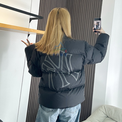 MLB大标后背短款运动羽绒服外套