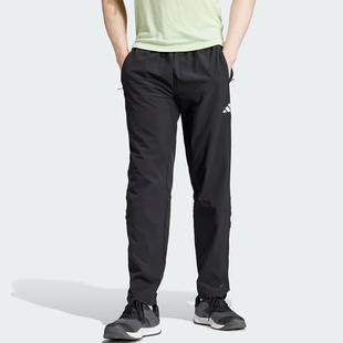 2024春款Adidas阿迪达斯男裤训练跑步健身休闲运动长裤IK9680