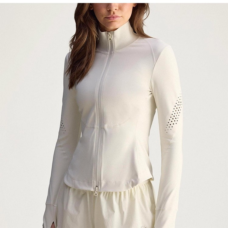 阿迪达斯女子跑步运动夹克外套