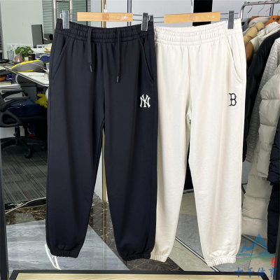 MLB男女NY小标卫裤束脚运动长裤