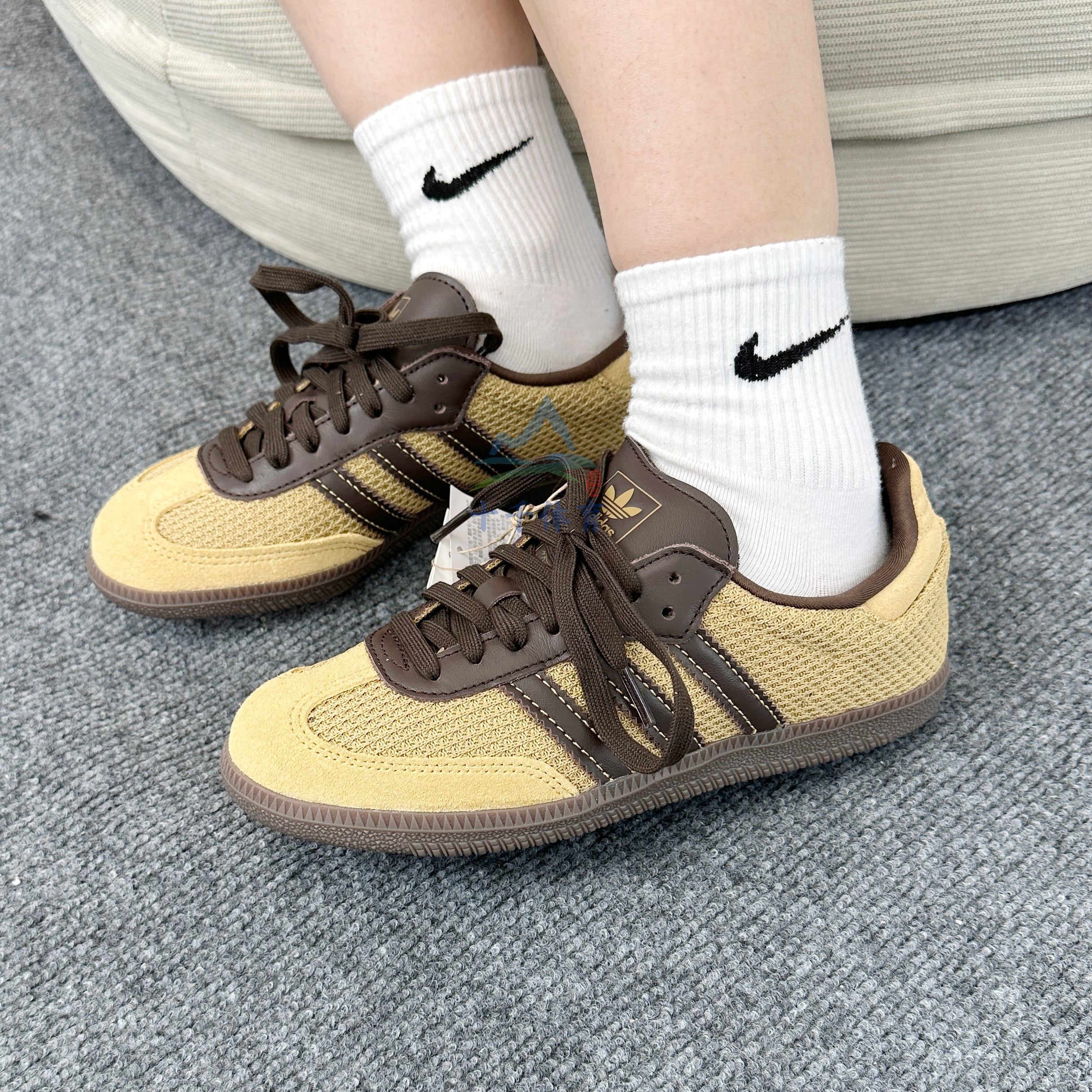 25秋季Adidas阿迪达斯男女Samba经典网面运动休闲鞋JR0884/JR0885