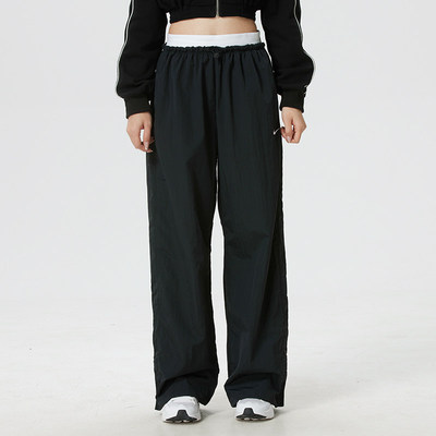 款Nike耐克梭织长裤女阔腿运动裤