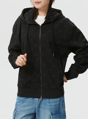 MLB外套情侣26春季新款男女NY复古钻石老花运动夹克开衫3ATRM0161