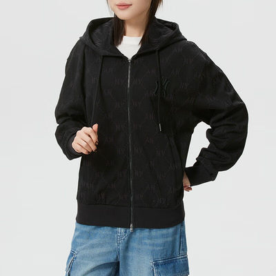 MLB复古钻石老花运动夹克开衫