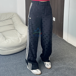 KF4939 KF4940 adidas阿迪达斯三叶草女子梭织三条纹运动裤 25新款