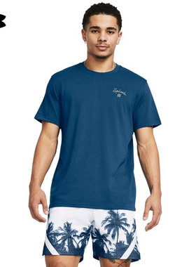 24新款安德玛UA库里Curry Splash男子刺绣篮球运动短袖T恤1383379