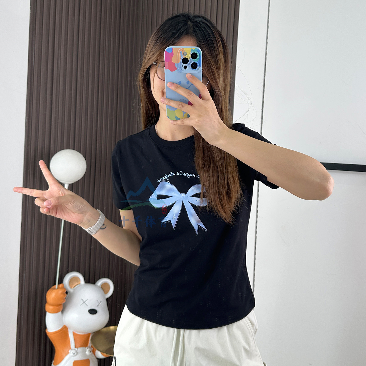 MLB短袖女子NY复古印花运动T恤图片