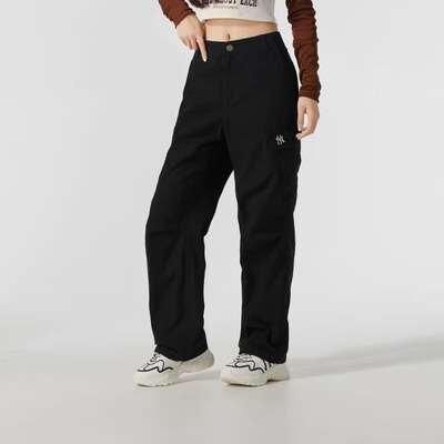 MLB运动休闲学院风直筒工装裤