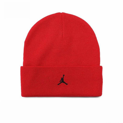 耐克JORDAN红色针织帽子
