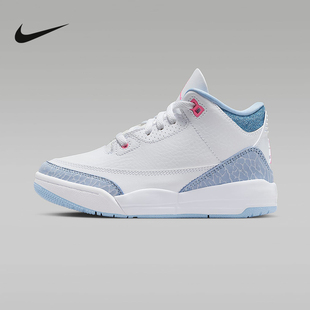 Nike耐克JORDAN儿童25冬季 HQ0783 AJ3复古耐磨运动休闲训练篮球鞋