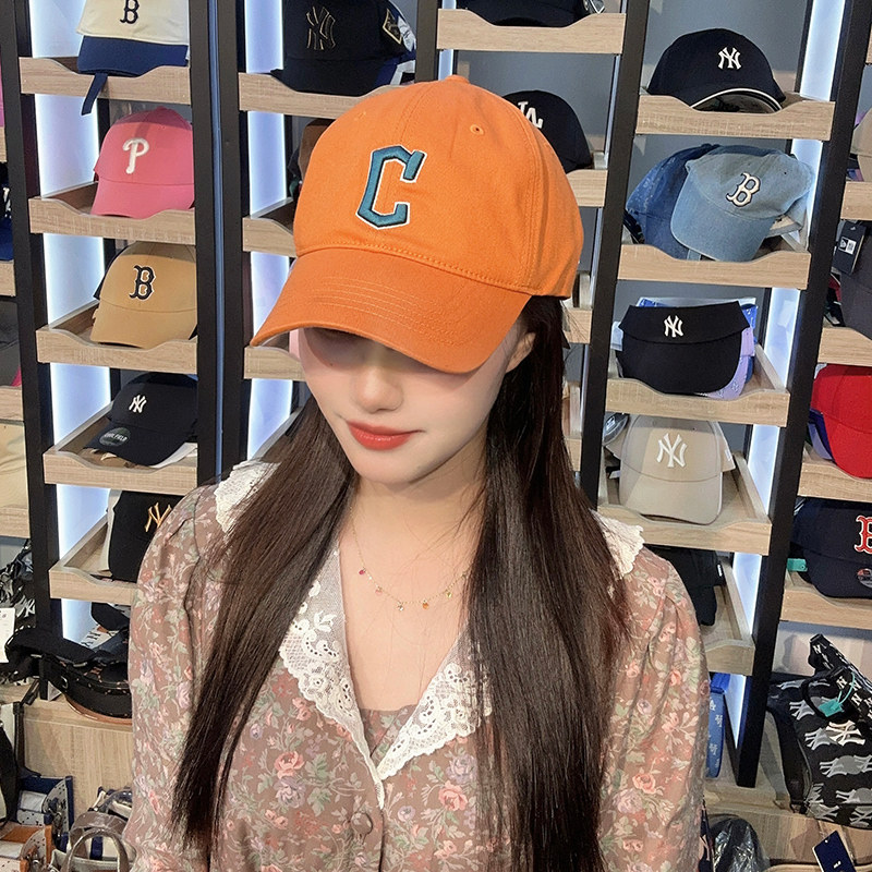 MLB情侣棒男女NY刺绣百搭球帽运动鸭舌帽软顶遮阳休闲帽3ACP2003N