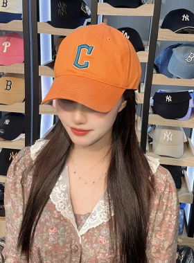 MLB情侣棒男女NY刺绣百搭球帽运动鸭舌帽软顶遮阳休闲帽3ACP2003N