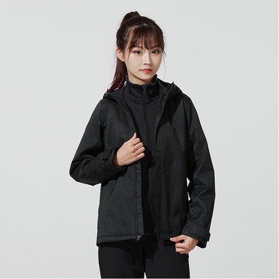 安德玛三合一外套保暖防泼水夹克