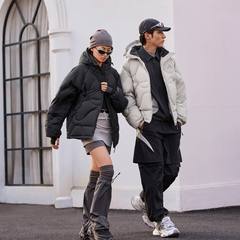 Adidas阿迪达斯男女蓬松保暖连帽运动羽绒服JG5926/JG5927/JG5928