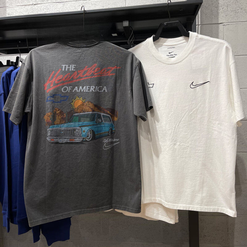 NIKE耐克德文布克男纯棉宽松T恤