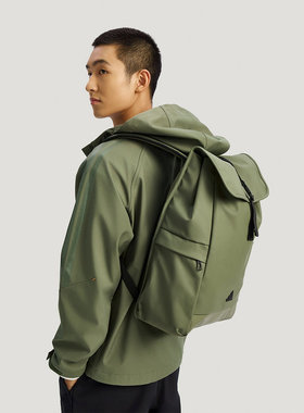adidas阿迪达斯26春季都市时尚翻盖包中性双肩背包IA7500/IA7499