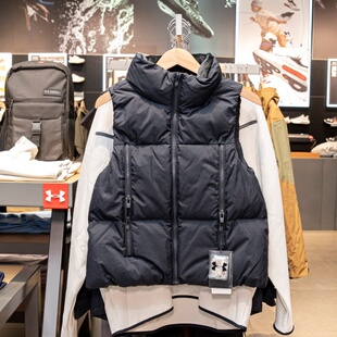 UA安德玛24秋冬新款 Pro女子高尔夫羽绒保暖运动马甲1384647 Drive