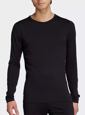 Adidas阿迪达斯新款男士舒适休闲透气保暖运动长袖打底T恤HZ8563