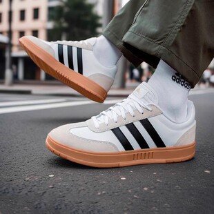 25秋季新款adidas阿迪达斯板鞋男女款情侣GRADAS复古德训鞋IE9044