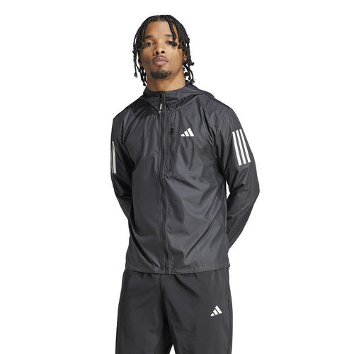 Adidas阿迪达斯男子25秋季跑步运动休闲训练连帽夹克外套IN1483