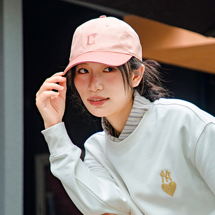 MLB情侣棒球帽男女NY刺绣撞色软顶运动帽鸭舌帽3ACP3404N 24新款