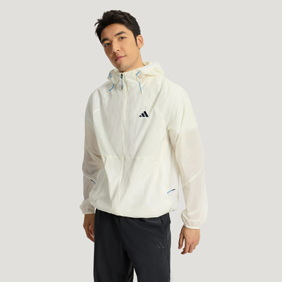 阿迪达斯外套跑步健身男梭织夹克